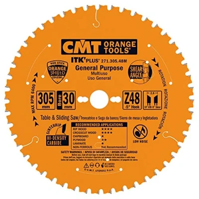 Afbeelding van CMT Circulair lemmet (Ultra ITK) HW 305X2.6/1.8X30 Z48 ATB NEG