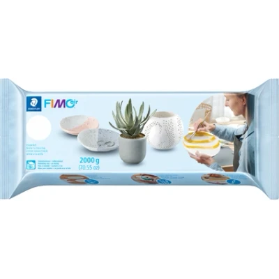Afbeelding van Boetseerklei Fimo Air 2000gram wit