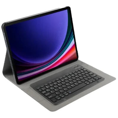 Afbeelding van Just in Case Premium Samsung Galaxy Tab S9 Plus Toetsenbord Hoes QWERTY Zwart