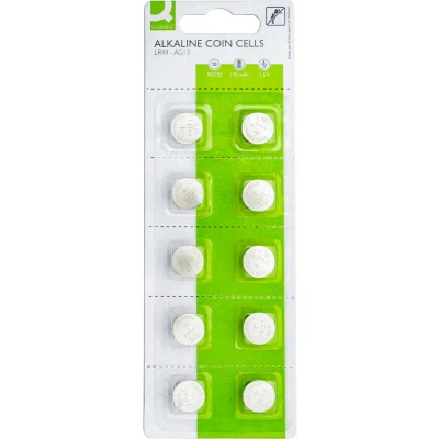 Afbeelding van Q connect Knoopcel batterij LR44 Alkaline 10 stuks
