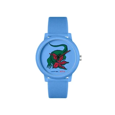 Afbeelding van Lacoste Heren Analoge Quartz Horloge met Siliconen Band 2011266, Blauw