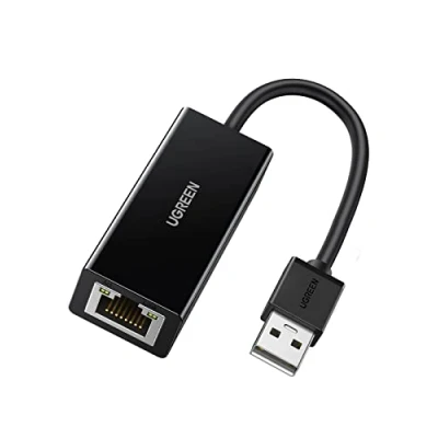 Afbeelding van UGREEN USB 2.0 Ethernet Adapter naar RJ45 Netwerkadapter 100Mbps LAN Compatibel met PC, Laptop, Switch, Mi Box S 3, Macbook, Chromebook, Surface Pro, ondersteuning voor Mac OS, Windows 11/10/8.1/8/7 , Linux