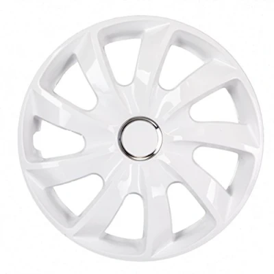 Afbeelding van NRM wieldoppen 13&quot; Wit set van 4 stuks ABS / Duurzaam Resistant