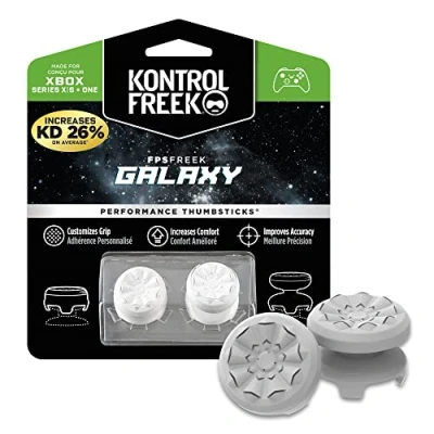Afbeelding van KontrolFreek FPS Freek Galaxy White voor Xbox One en Series X Controller Performance Thumbsticks 1 High Rise, Mid Rise Wit