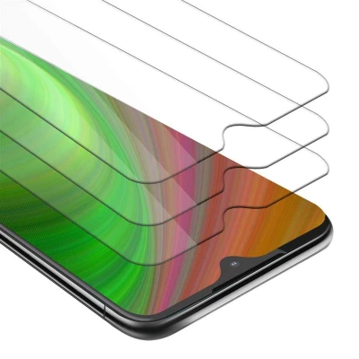 Afbeelding van Cadorabo 3x Screenprotector geschikt voor Motorola ONE MACRO Beschermende Pantser Film in KRISTALHELDER Getemperd (Tempered) Display beschermend glas 9H hardheid met 3D Touch