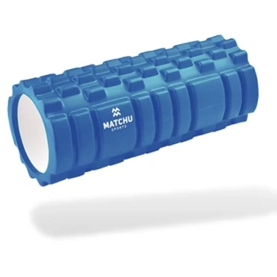 Afbeelding van Matchu Sports Foam Roller Blauw 33cm Ø 14cm