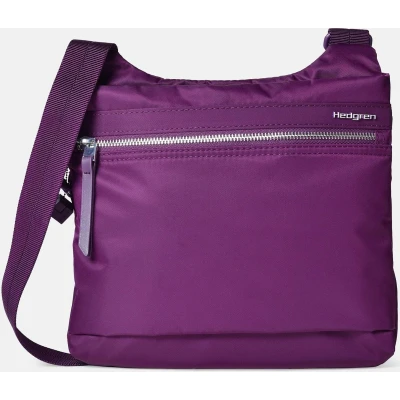 Afbeelding van Hedgren Schoudertas Inner City Faith Crossover RFID with Safty Hook New Quilt Black Zwart