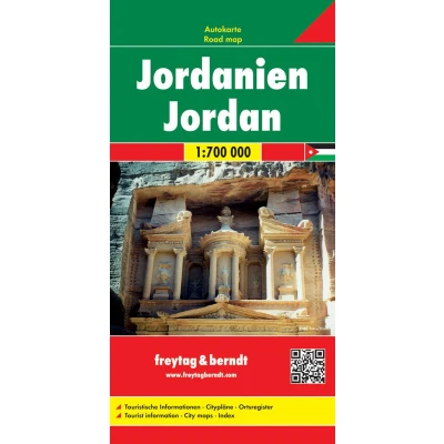 Afbeelding van F&amp;B Jordanië: Wegenkaart 1:700 000: 157