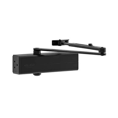 Afbeelding van Tesa Assa Abloy DC140 D9005 deursluiter, scharnierarm, zwart
