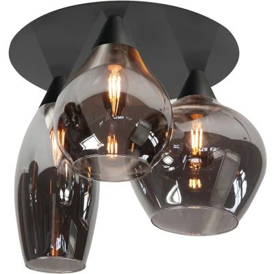 Afbeelding van Highlight Plafonnière Cambio Zwart 31,00cm x 32,00cm