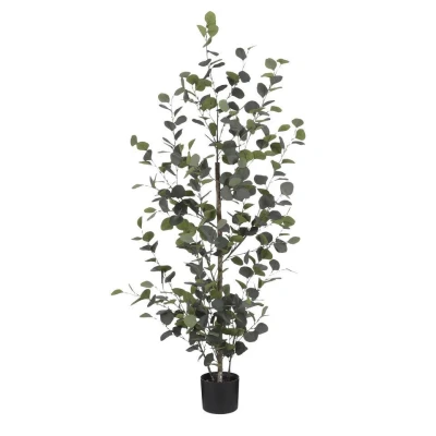 Afbeelding van Eucalyptus Kunstplant in Bloempot  H150 x Ø30 cm Groen