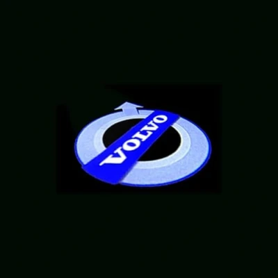 Afbeelding van Deurverlichting voor Volvo V40 V60 V70 V90, Auto Logo Projector, LED Autodeur Welkomstlamp, Projector Ghost Shadow Lights Instapverlichting Accesorios,2PCS