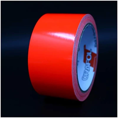 Afbeelding van 10 Meter Neon Decoratieve Strips Auto Motorfiets Boot Modelbouw Finest Folia Side zelfklevende waterdicht (40mm breedte, Rood)