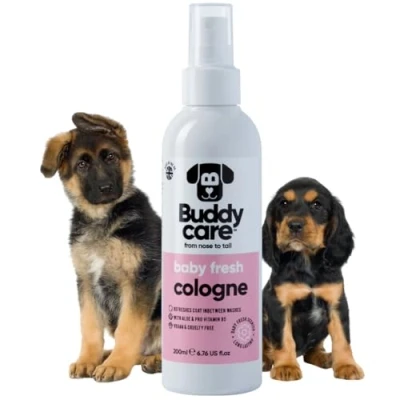 Afbeelding van Buddycare Hond Cologne babyfris zacht en poederig geurende hondencologne verfrist tussen de hondenwasbeurten (200 ml, 1 stuk)