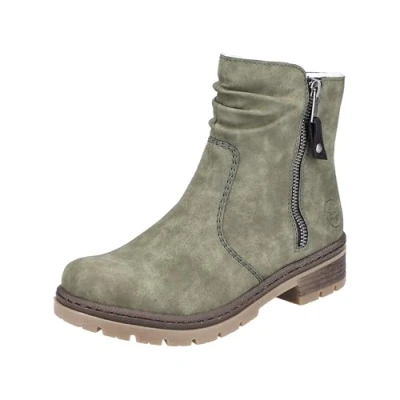 Afbeelding van Rieker Y7461 korte laarzen voor dames, groen, 37 EU