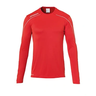 Afbeelding van Uhlsport Stream 22 Voetbalshirt Lange Mouw Heren Rood / Wit Maat: M