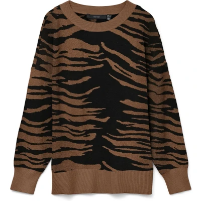 Afbeelding van VERO MODA VMNANCY LS O NECK LONG PULLOVER BOO REP Dames Gebreide truien