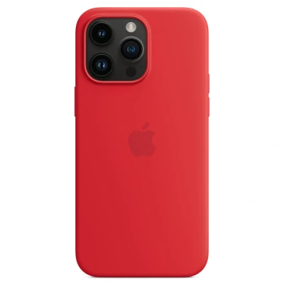 Afbeelding van Apple Silicome Case + MS iPhone 14 Pro Max (PRODUCT)RED