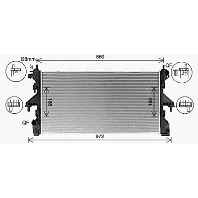 Afbeelding van Ava Cooling Radiateur CN2320