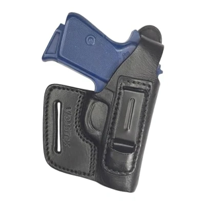 Afbeelding van VlaMiTex IWB 5 Lederen Holster voor PPK Walther PPKS, verborgen draagtas