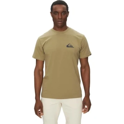 Afbeelding van Quiksilver MINI LOGO Unisex Tshirt print, Maat: Small, Khaki