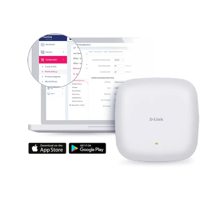 Afbeelding van D Link DAP X2810 WiFi accesspoint 2.4 GHz, 5 GHz