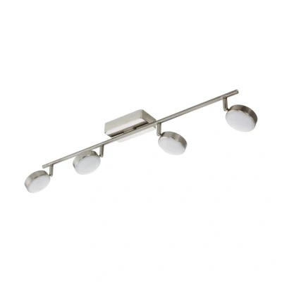 Afbeelding van EGLOÂ ConnectÂ Corropoli CÂ OpbouwspotÂ Â 4lichtsÂ NikkelÂ LEDÂ Wit