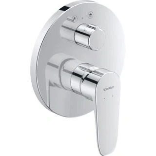 Afbeelding van Duravit b 1 afbouwdeel voor douchemengkraan met omstel 17cm chroom b14210012010