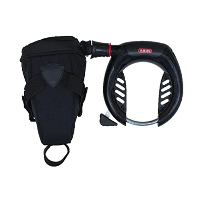 Afbeelding van ABUS frameslot Pro Shield XPlus 5955 + insteekketting 6KS slottas Fietsslot met cilinder Sleutel uitneembaar als slot open is veiligheidsniveau 9