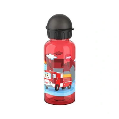 Afbeelding van Emsa N30512 Kids Tritan drinkfles Inhoud: 0,4 liter 100% veilig/praktisch/hygiënisch/dicht/veilig robuust Design: Fire Brigade