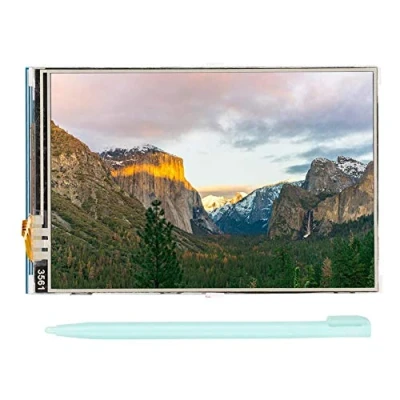 Afbeelding van touchscreen 3.5in Raspberry Pi scherm 1024 x 600 framboos lcd hoes 3 Display