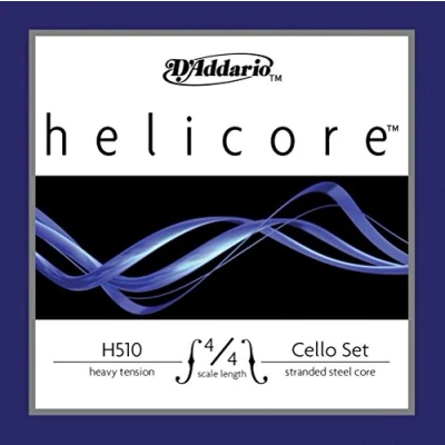 Afbeelding van D&#039;Addario H510 4/4H Helicore Cello snarenset meervoudig gedraaide stalen kern 4/4 Heavy