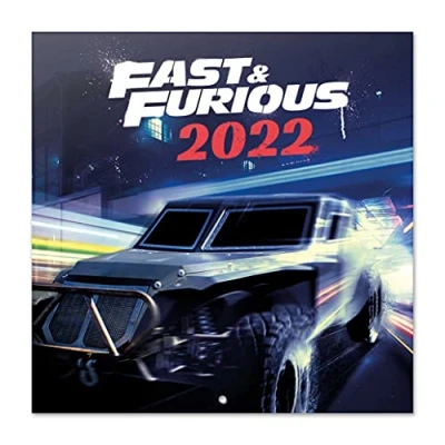 Afbeelding van Grupo Erik CP22091 Kalender 2021 2022 The Fast &amp; Furious Maandkalender Wandkalender 16 maanden van september tot december 2022,Fast