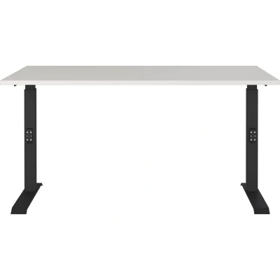 Afbeelding van Germania bureau 7907 581, in lichtgrijs/zwart, EL. hoogte verstelbaar, 120 x 80 cm (b h d)