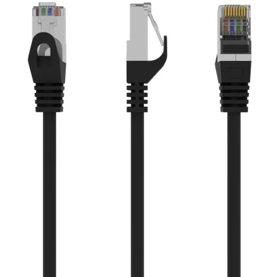 Afbeelding van CablExpert PP6 3M/BK Netwerkkabel, FTP Cat6, zwart