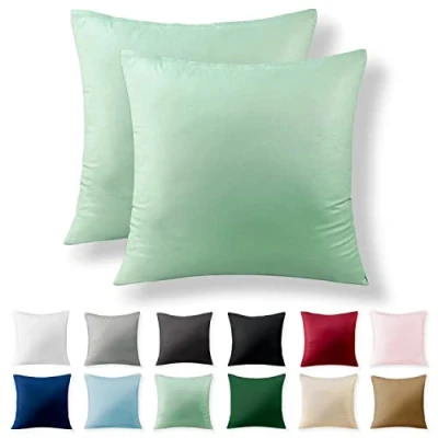 Afbeelding van Alreya Renforcé set van 2 kussenslopen 80 x cm 100% katoen met YKK ritssluiting, superzachte kussensloop, kussenhoes, Oeko Tex® standaard gecertificeerd, Groente, alleen kussensloop