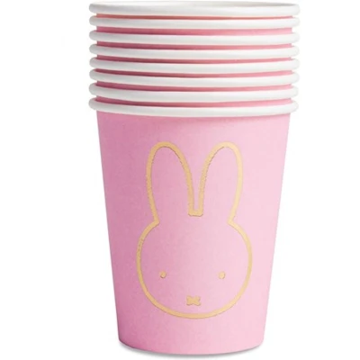 Afbeelding van Beker Nijntje baby roze 8 stuks