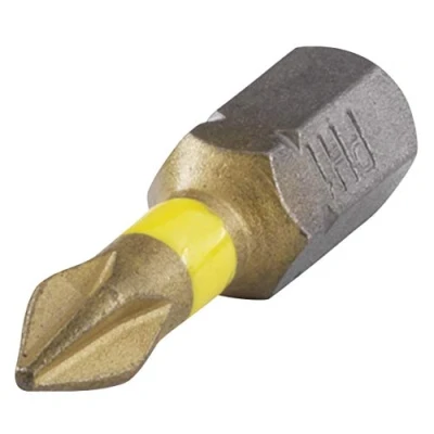 Afbeelding van Wolfcraft Phillips Bits TiN Torsion PH 2 25 mm Stuks