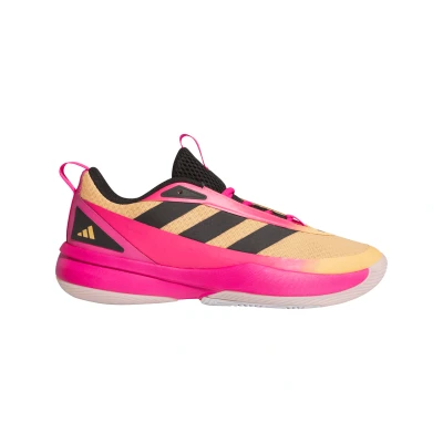 Afbeelding van adidas Performance Subzone Basketbalschoenen, Heren, Maat: 41 1/3, Hazy orange/core black/shock pink Textiel/ synthetisch