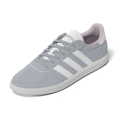 Afbeelding van adidas Dames Breaknet slanke schoenen, Halo zilver/FTWR wit/grijs Twee, 4 UK, Silver Ftwr Wit Grijs 36 2/3 EU