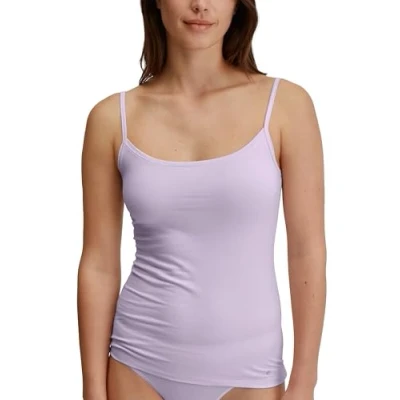 Afbeelding van Calida Natural Comfort Spaghetti Hemd, Dames, Maat: 40/42, Orchid petal