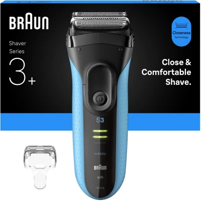 Afbeelding van Braun 3040s Scheerapparaat Blauw