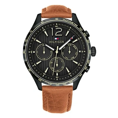 Afbeelding van Tommy Hilfiger TH1791470 horloge heren bruin 46 mm