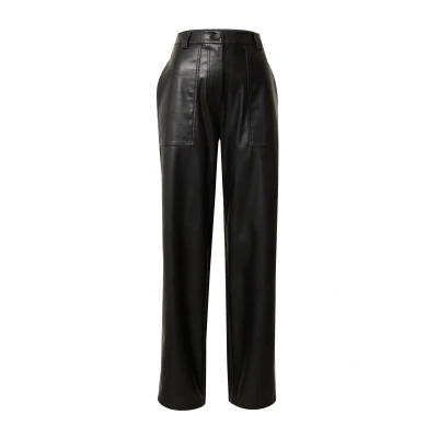 Afbeelding van Calvin Klein Jeans Straight Fit Leren Broek