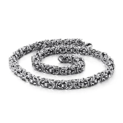 Afbeelding van Stalen Koningsketting Schakelketting 6mm/60cm