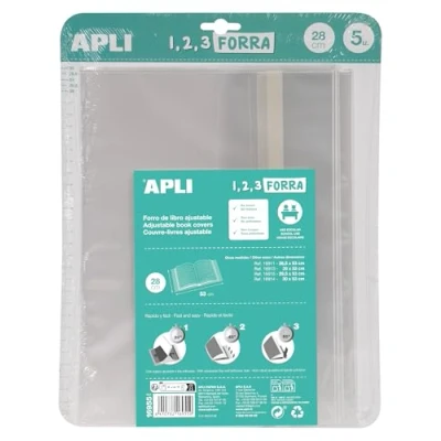Afbeelding van APLI 16955 Boekvoering met verstelbare klep PP 280 mm 5 u.