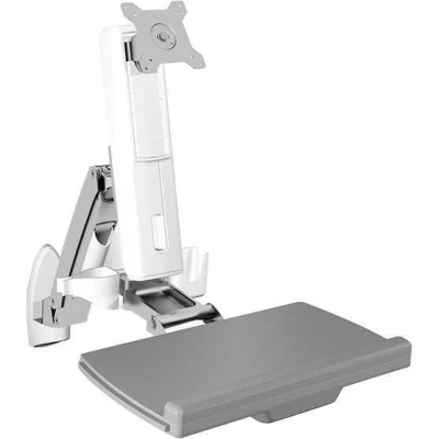 Afbeelding van ICY BOX Monitorhouder Sit Stand Workstation met muurbevestiging voor een monitor