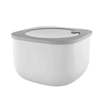 Afbeelding van Guzzini Store&amp;More Kitchen Active Design High Airtight Containers for Fridge/zer/Microwave (L), 19.5 x 12.3 cm, Grey (Dark Grey)