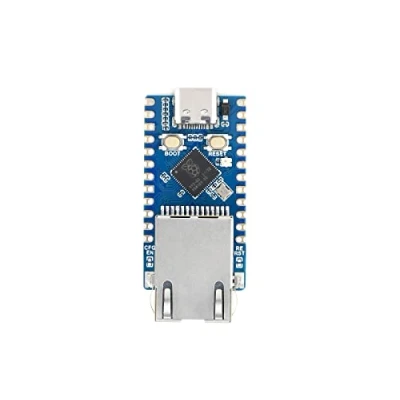 Afbeelding van RP2040 ETH Mini Development Board Ethernet Port Module Based on Dual Core Processor，High Performance Pico Like MCU Board,USB C Connector，RJ45