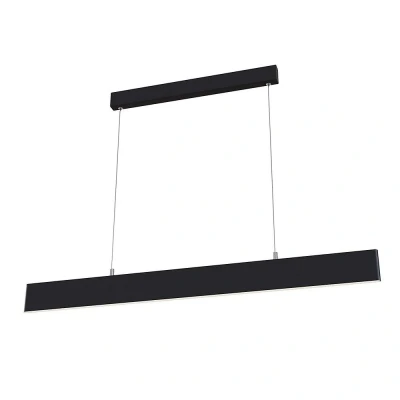 Afbeelding van Maytoni LED hanglamp Step, zwart, 118,5 cm, 3.000 K, aluminium